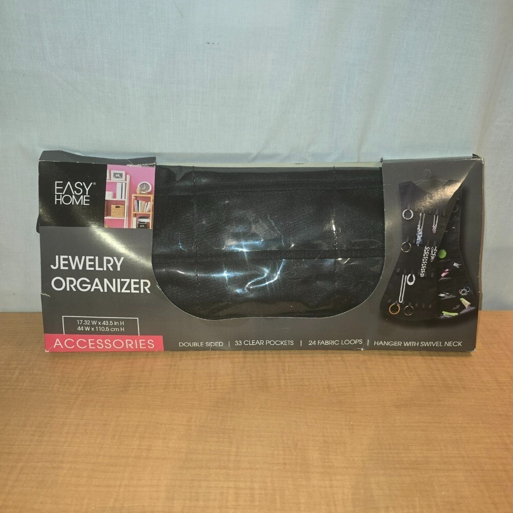 Hanging Jewelry Organizer Double Sided 17" x 43" Easy Home Aldi‎ NEW! - Picture 4 of 6